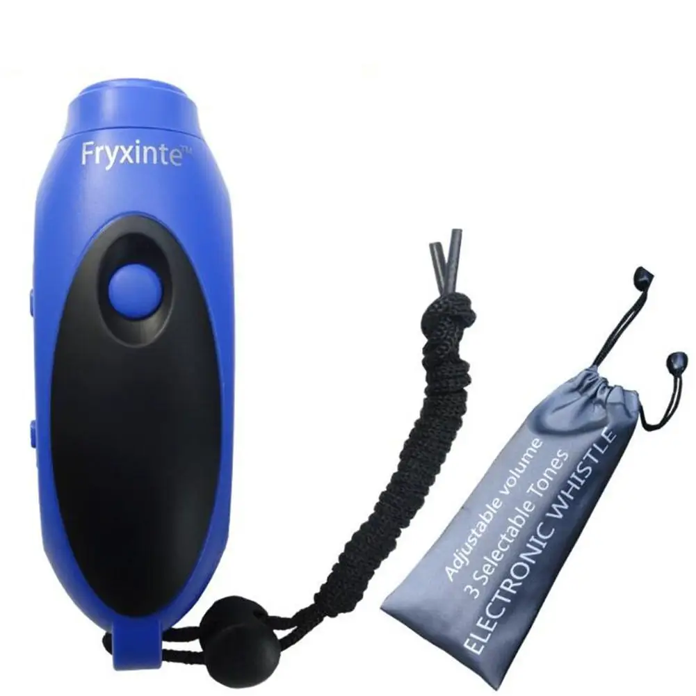 Custom Logo Printed Promotional outdoor safety plastic shell electronic whistle