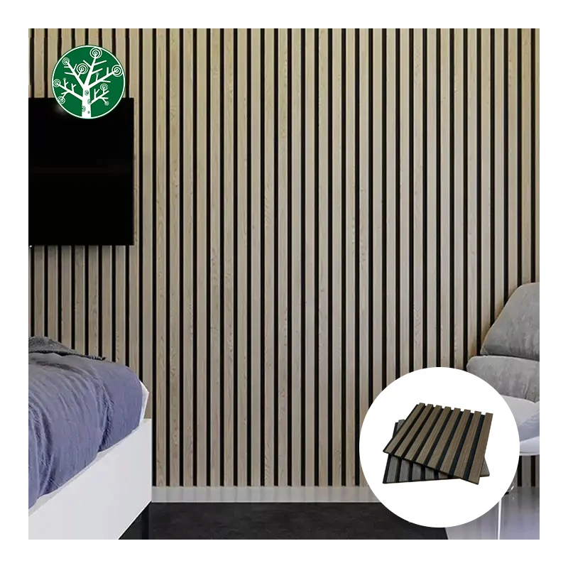 Auditorium Surface Perforated Wood Sound Absorption Sheets Music Studio Acoustic Panels For Wall And Ceiling