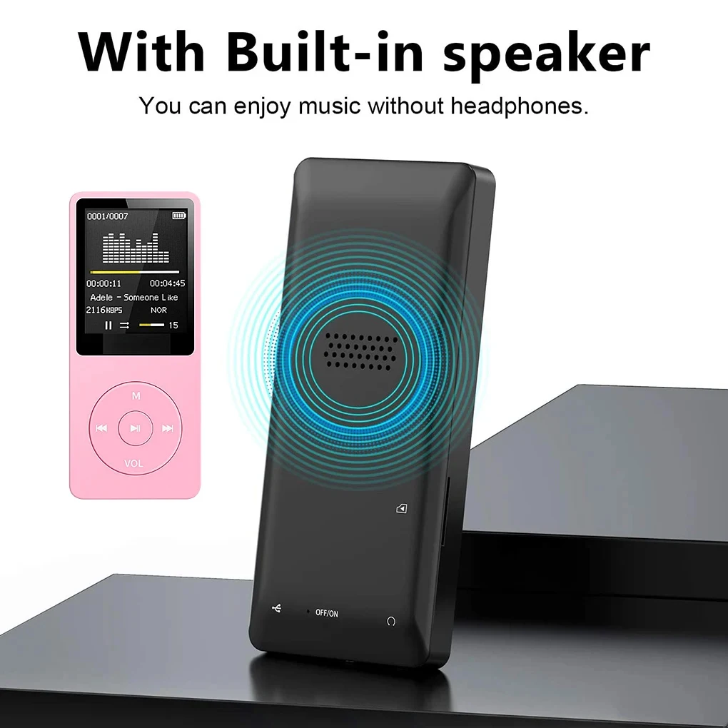 MP3 Player Record Digital Display Screen Portable Lossless Players Portable Sport Running Walking Equipment