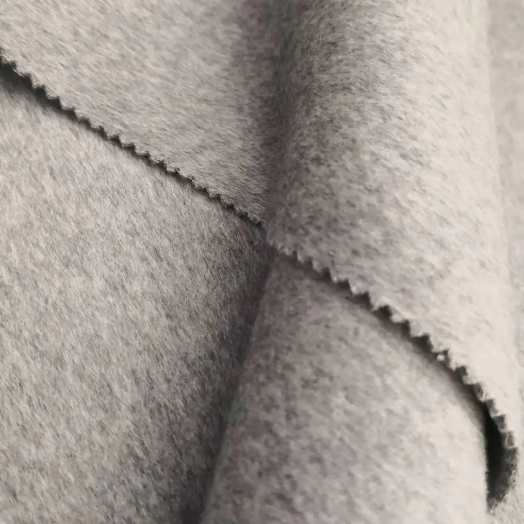 Italy High Qualtiy Fabric 100%Cashmere Fabric for Winter Women Coat Customized Warm Touch Plain