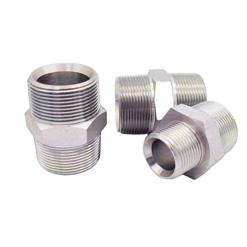 Bsp male and female rebar galvanized hydraulic hose connector adapter