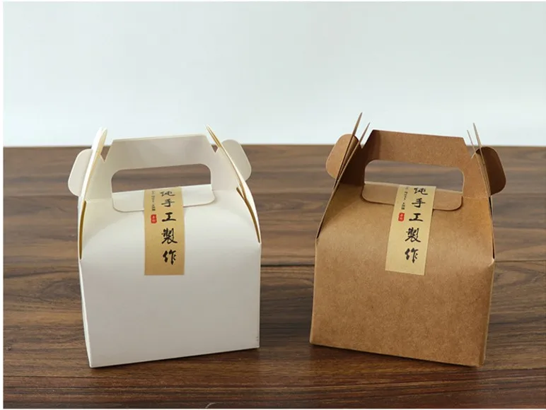 Food Grade ECO Friendly Kraft Paper Packing Boxes Stocked Restaurant Use Fast Food Packaging Take Out Fast Food Box,disposable