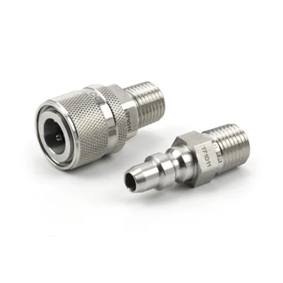 swagelok type stainless steel or brass  high pressure Single-end and double-e  quick connect tube fittings
