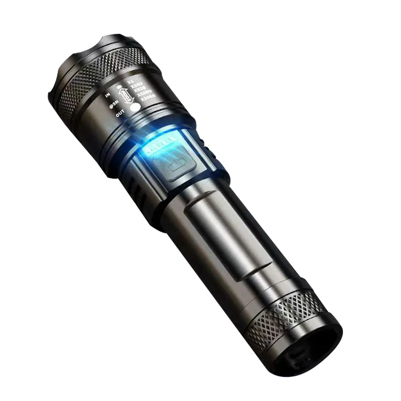 high power 10000 lumens Torch light rechargeable Super Bright led flashlight Waterproof