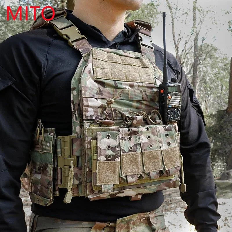 MITO готовый к отправке тактический жилет, жилеты MOLLE, правоохранительные быстросъемные тактические носители халэко