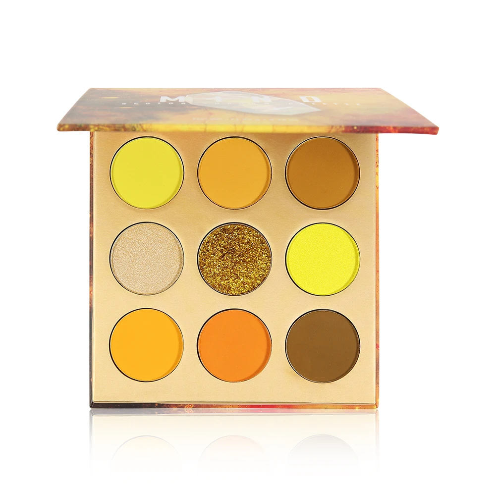 Docolor 9 Colors Gemstone Shadow Palette Powder Waterproof Makeup Palette Naked Smokey Glitter Cream Colorful