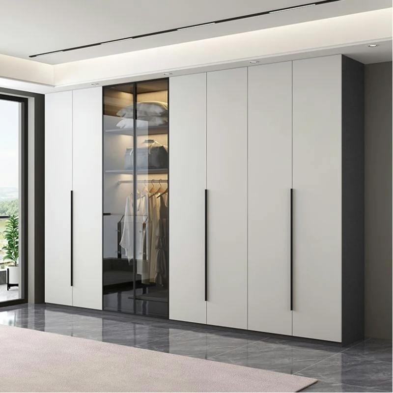China manufacturer custom splicing wardrobe closet sliding doors closet de madera system