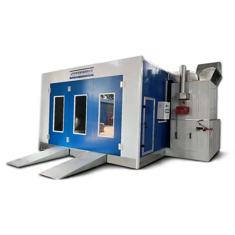 Downdraft Type Powder Coat Spray Booth Container Paint Booth Car Painting Equipment Bake Oven Automotive Spray Booths
