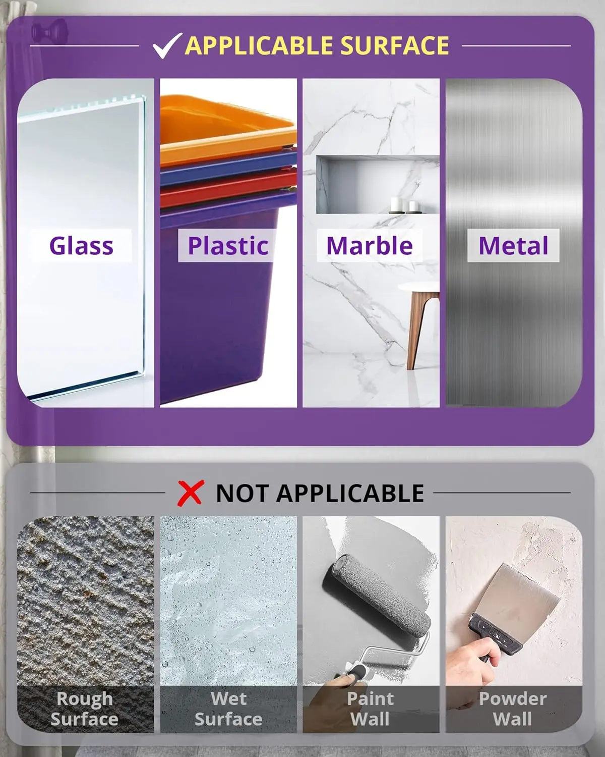 Double sided mounting tape Double Sided Tape Heavy Duty, Clear Removable Mounting Tape, Multipurpose Strong Transparent