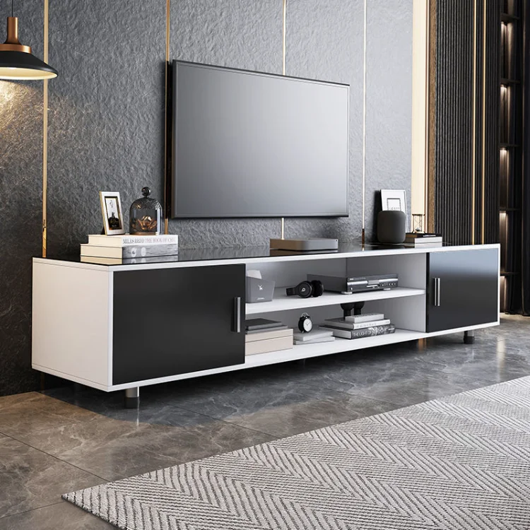 DSG-20 Modern TV Media Cabinet TV Unit Storage Organizer Display Stand Living Room Furniture TV Bench