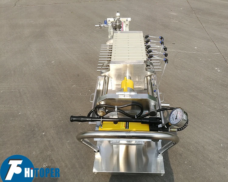 Mini Filter Press Use For various Liquid Filtration