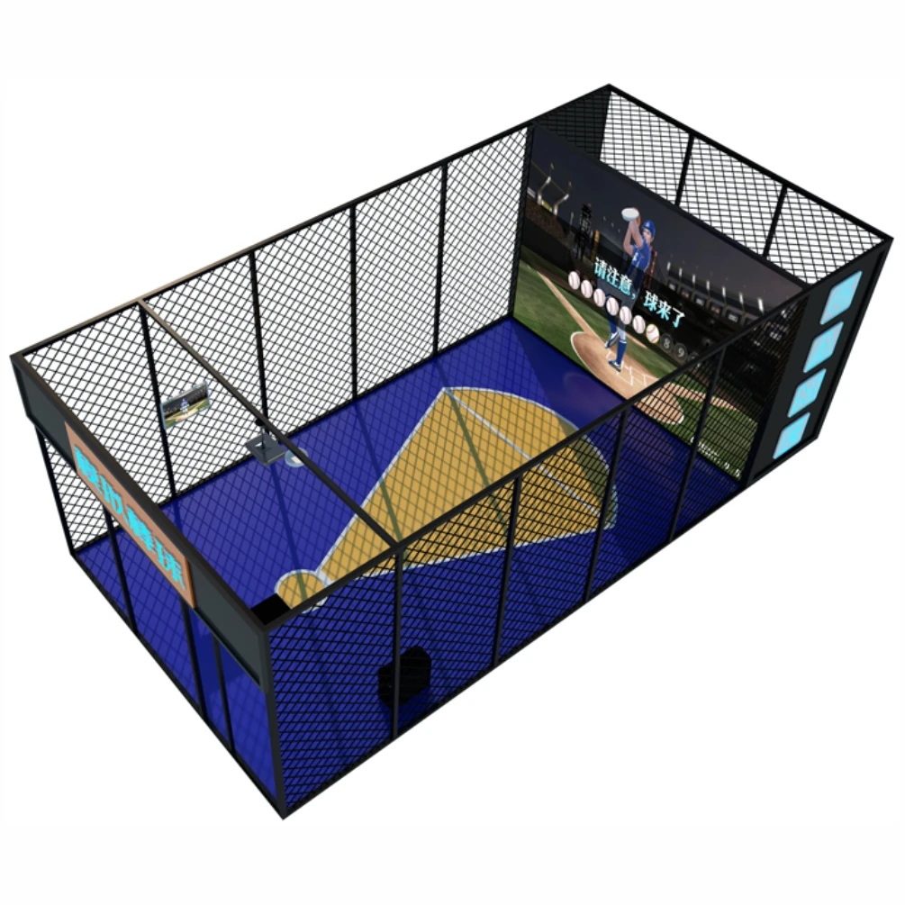 Digital Sports Simulator AR Baseball Game Simulator Indoor Training Hit Pitch Simulation