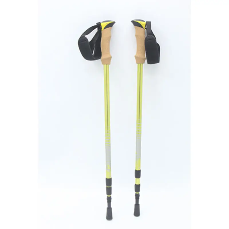 Retractable Aluminium 7075 Alpenstock Expandable Antishock Hiking Stick