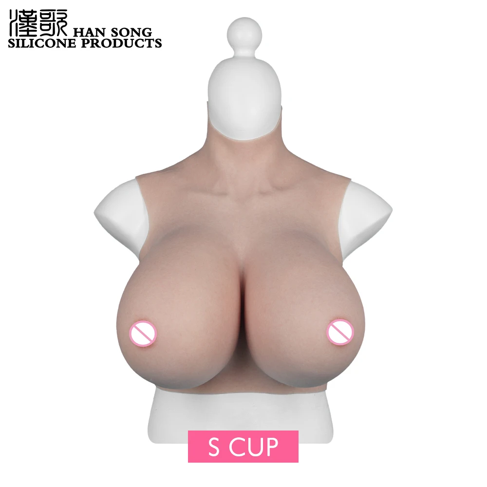 Factory Direct Supply S Cup Fake Breast Plate Transgender Latex Boobs Fake Boobs Tits Breast Forms
