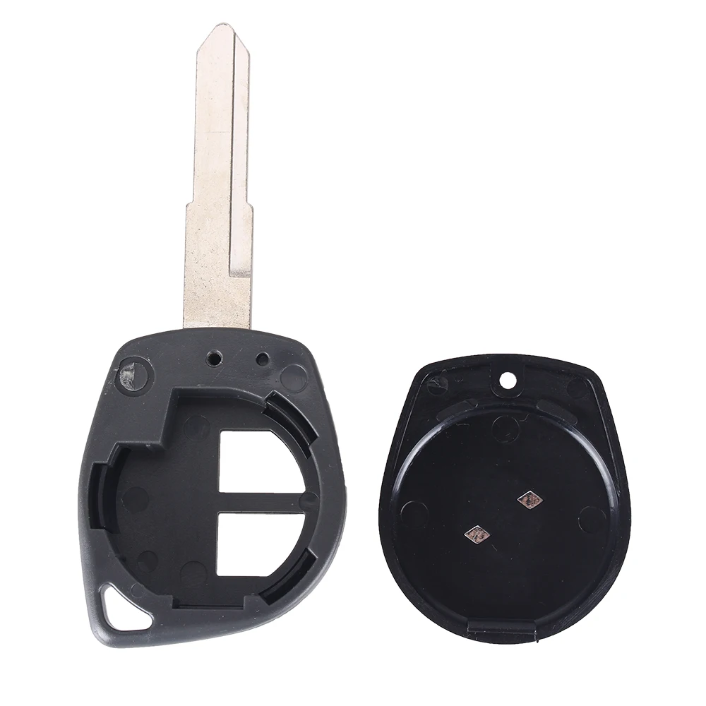 KEYYOU 2 Buttons Car Key Shell Fob Case+Rubber pad For Suzuki Swift Grand SX4 Liana Aerio Vitara GRAND VITARA ALTO Jimny key