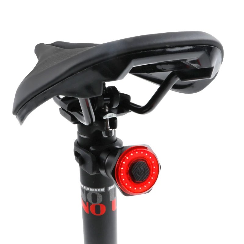 
Waterproof Smart LED Tail Light Mountain Bike Night Riding Smart Brake Sensor Warning Light Bike Light 