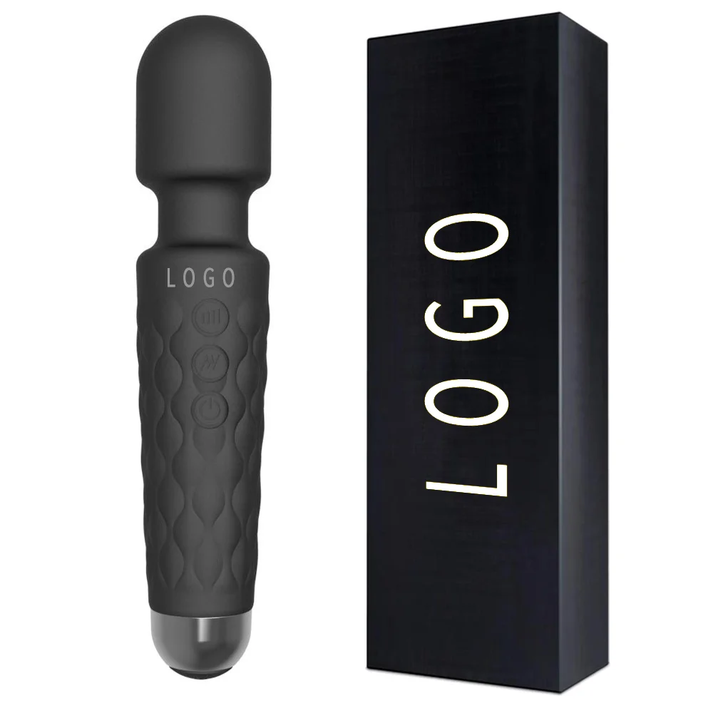 20 Patterns 8 Speeds Body Massager Clit Vibrator Personal Av Wand Massager Adult Silicone Sex Toy Vibrator For Women
