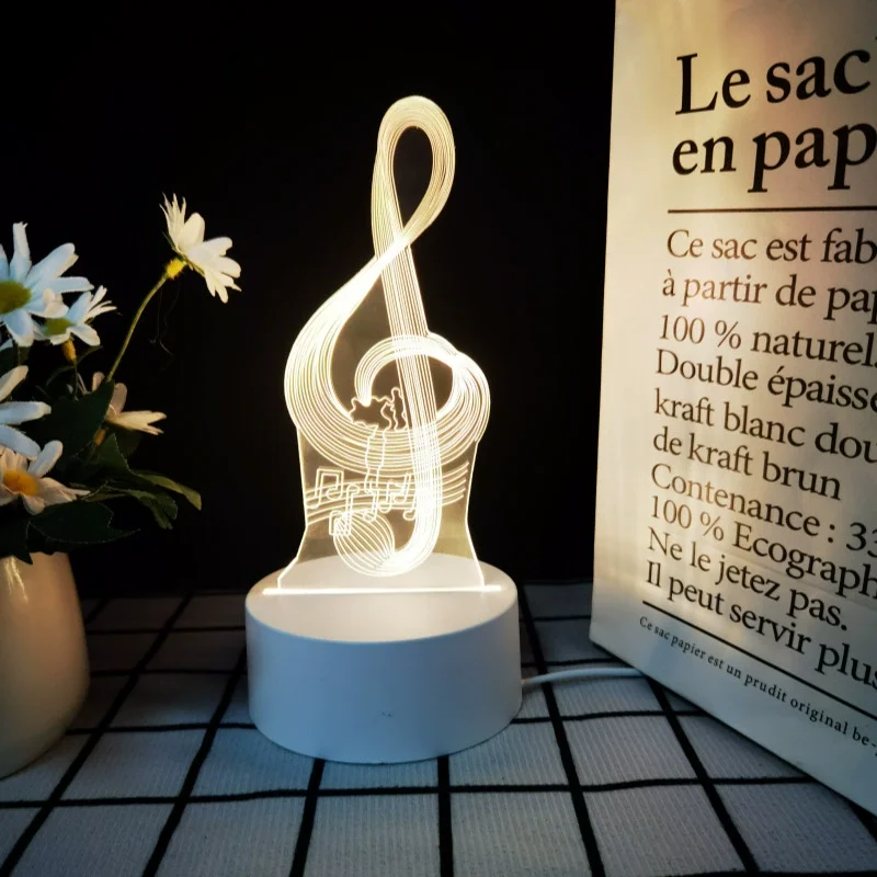 Table Lamp Wholesale LED Base 3D Illusion animation Astronaut Camera light Cute kids acrylic custom USB nightlight table lamp