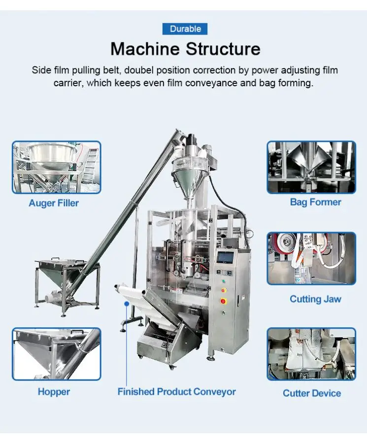 Multi-function parcel of Auger сверлы, filler is high precision control PLC powder packing machine