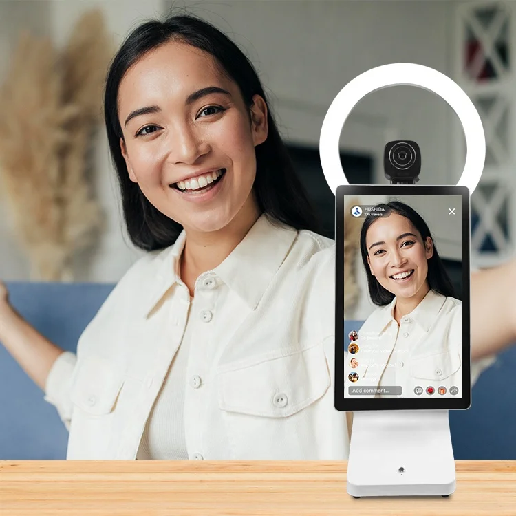 Live stream suppliers 2022  all in one lcd touch 13.3 inch interactive live streaming