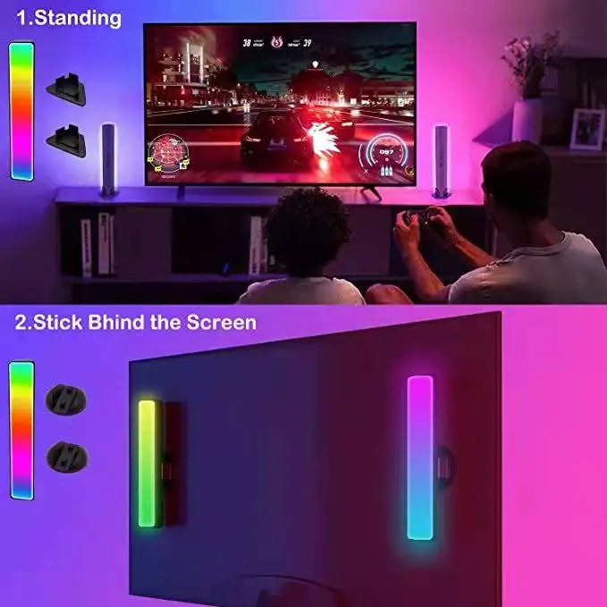 Hot Sale Flow Light Bar APP Control Smart LED Light Bars Smart Ambient Light For Entertainment PC TV Room Decoration