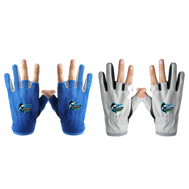 Custom print upf 50 fishing gloves