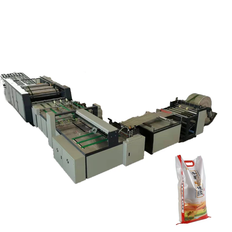 Cold & Hot Cutting Sewing Bagging Printing Machine nylon PP woven bags agricultural product  storage bag Making Machine
