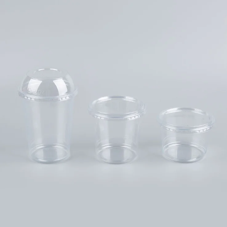 Takeout Plastic Salad Containers Disposable RPET/PET Food Box Transparent Blister Fruit Salad Packaging