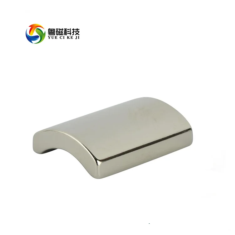 Strong Half Round Neodymium Arc Segment Magnets Bonded Arched Ndfeb Magnet Motor Free Energ Neodymium Arc Shape Magnet