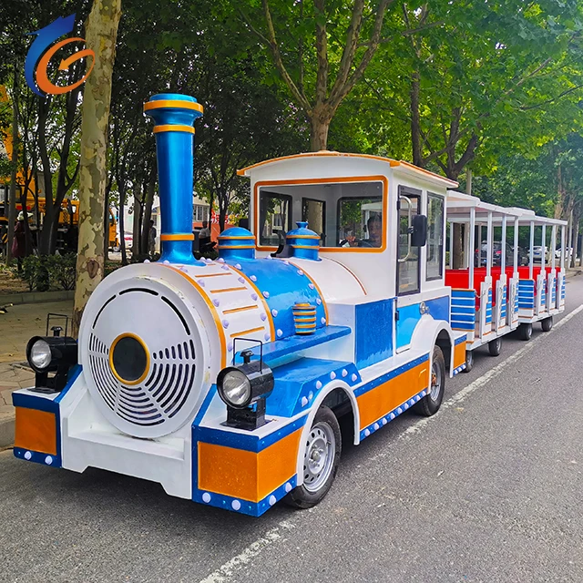 High Quality Customized  Tourist Train Ride for School Shopping Mall Amusement Park Sightseeing Train at Competitive Price