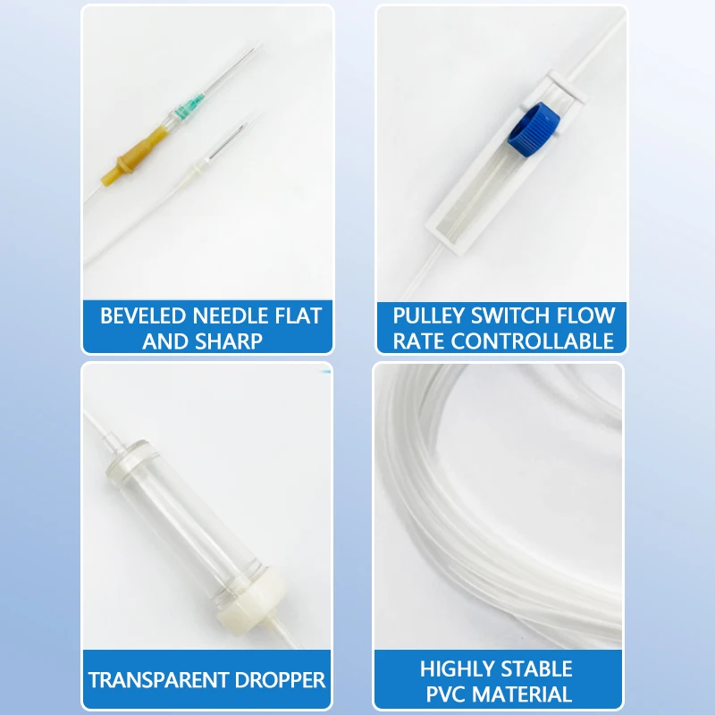 Medical devices China wholesale Disposable Iv Infusion Set With Flow Regulator Production Line Manufacturer scalp vein infusion
