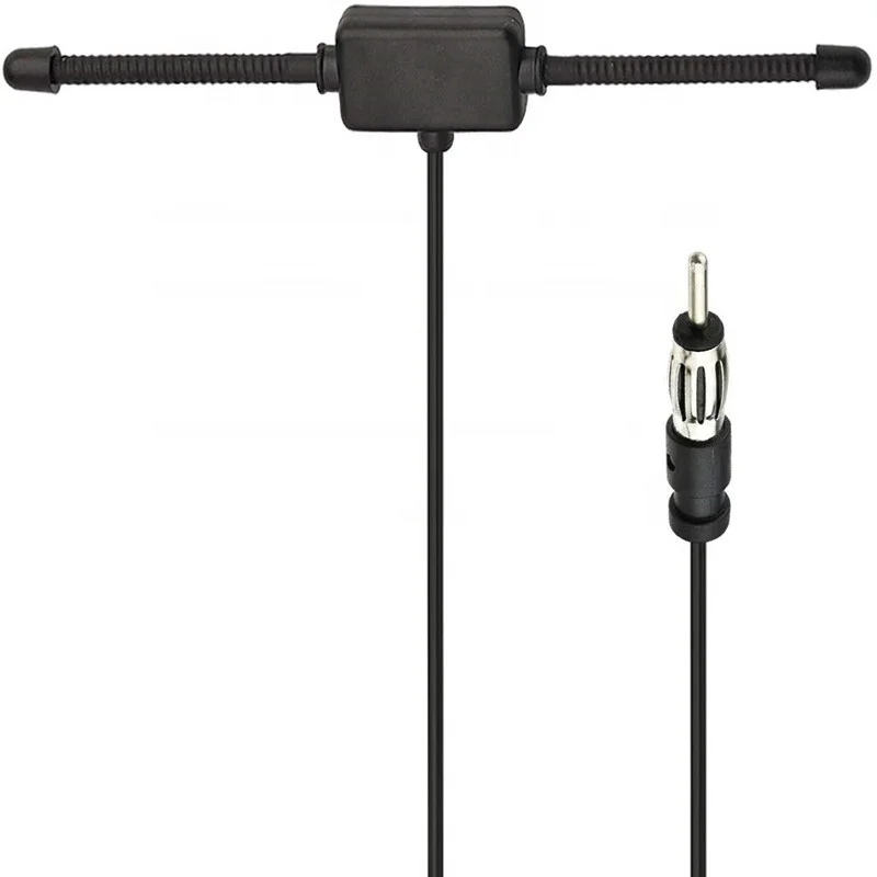 433mhz  Car Stereo AM  FM Dipole DIN Adapter Antenna Hidden Adhesive Mount AM FM Radio Antenna for Vehicle Car Truck SUV Radio