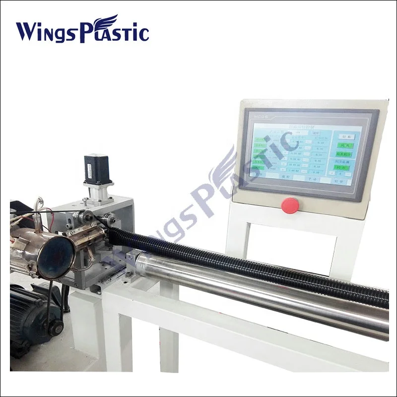 Vacuum Cleaner EVA Softly Spiral Flexible Hose Pipe Tube Extrusion Machine Production Line