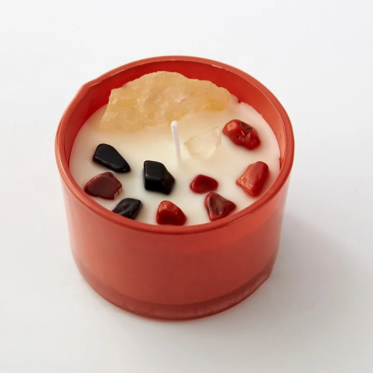 Aromatherapy Candle Dry Flower Crystal Stone Soybean Wax Fragrance Candle Fragrance Candle Birthday