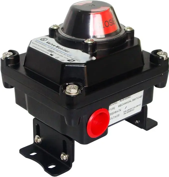 Hot Sale ALS200M2   Series  Limit Switch Black  Plasitc Valve Monitor  Limit Switch