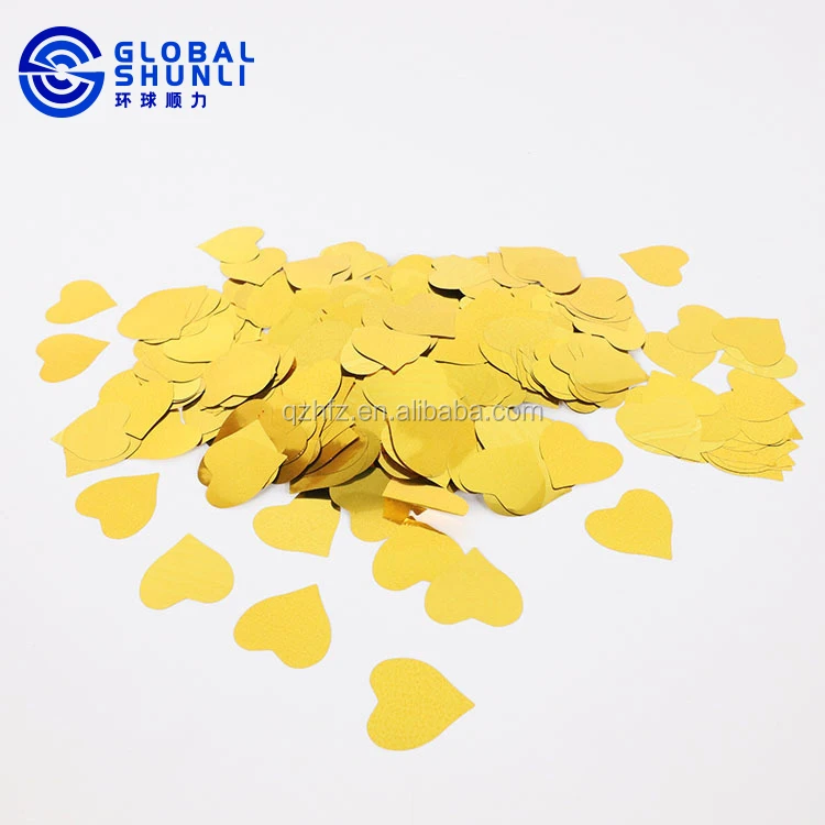  Global Shunli Biodegradable Custom Shredded Confetti Rice Paper Round Shaped Bachelorette