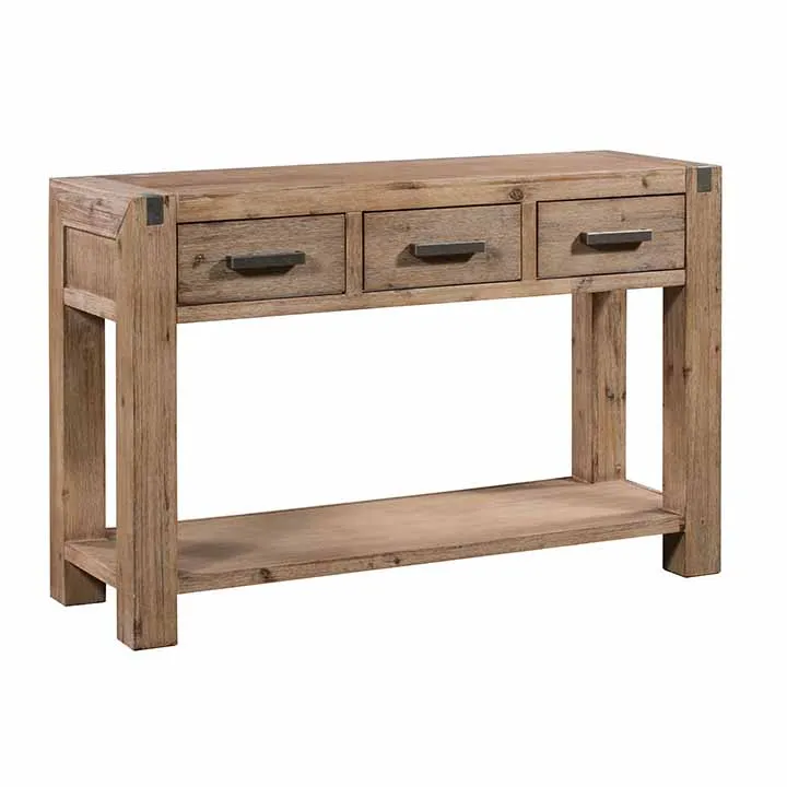 Элегантный роскошный консольный стол в европейском стиле с 3 выдвижными ящиками и современным дизайном для гостиной