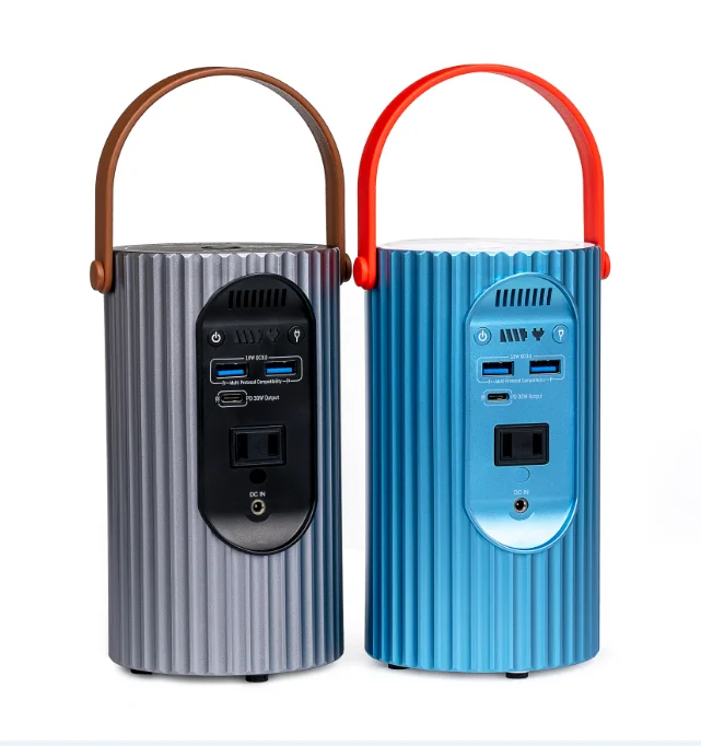 5 in 1 24000mAh portable power station 80W portable solar generator AC DC USB portable solar station with PD 30W for outdoor