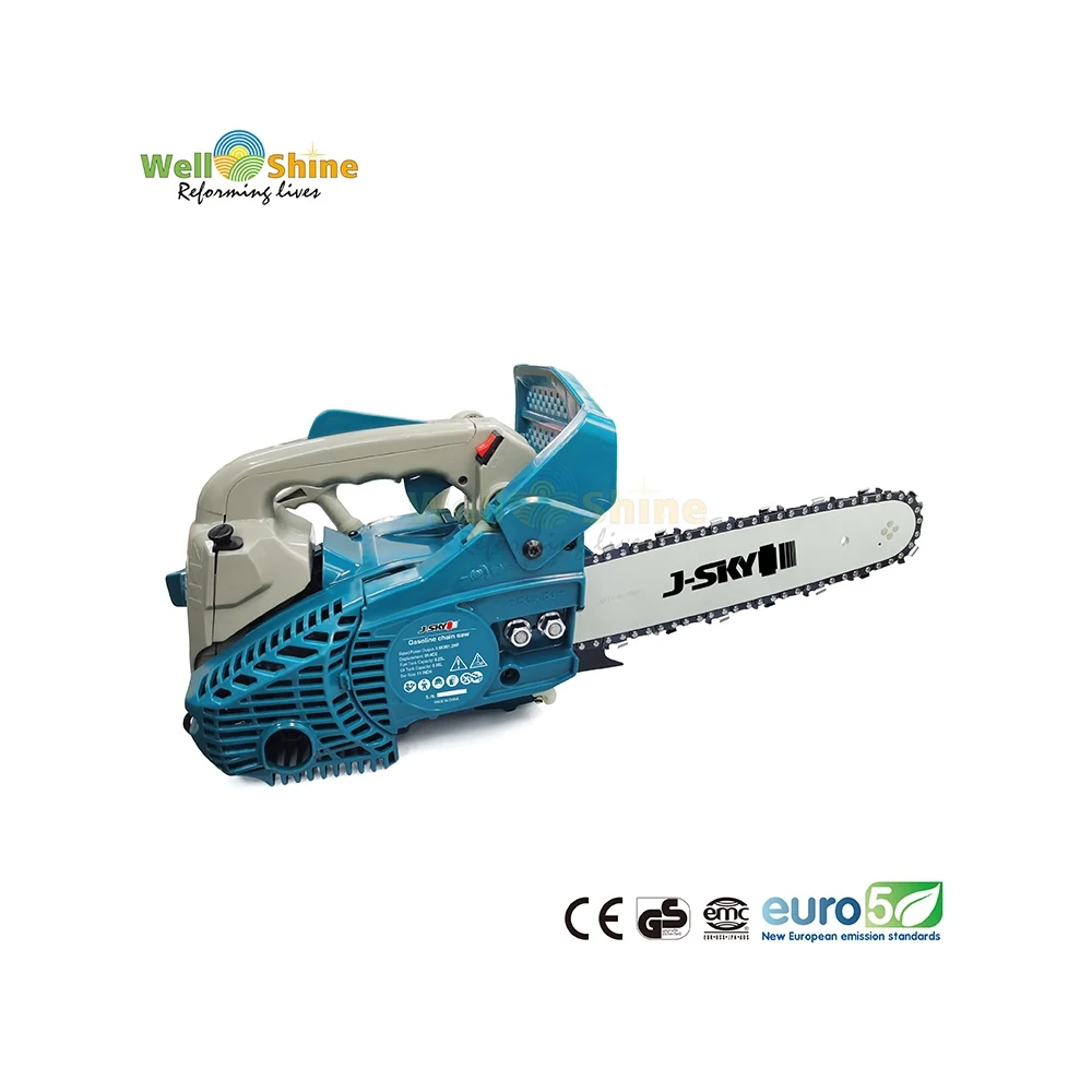 Mini Chain Saw 25cc Gasoline 2500 Top Handle 2 Stroke 2500 one hand chainsaw Chinese Small Professional 25cc chainsaw