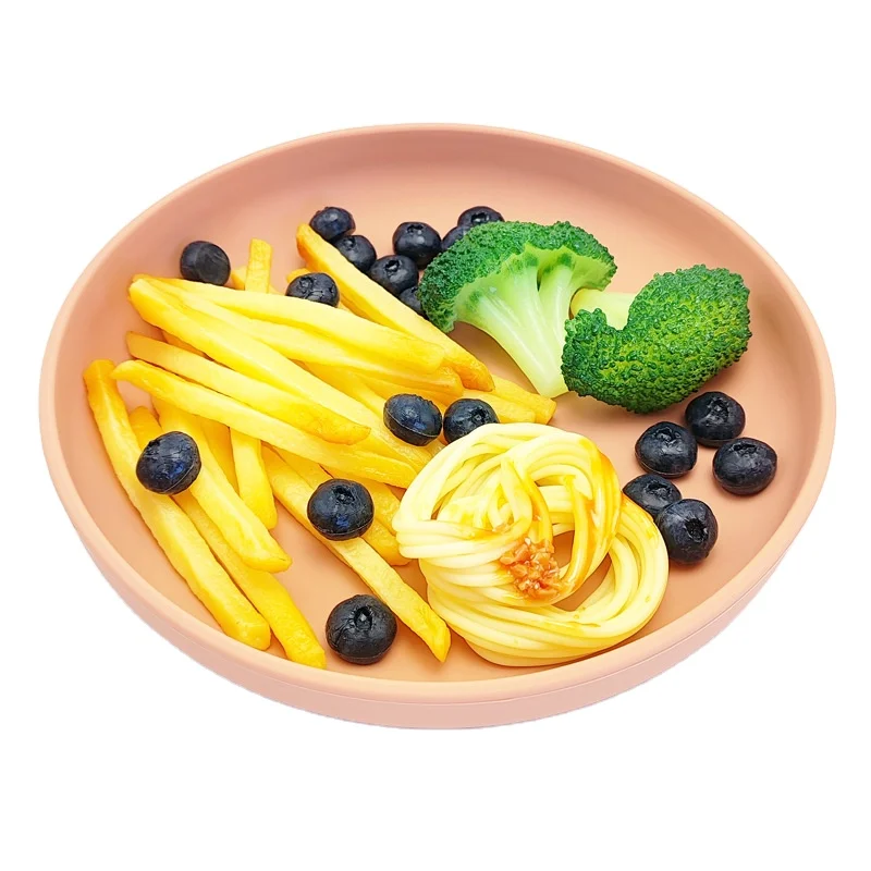 Wholesale Low Price Baby Feeding Non-slip Silicone Baby Plates Toddler Plate Baby Dishes 100% Food Grade Suction Plates For Kids