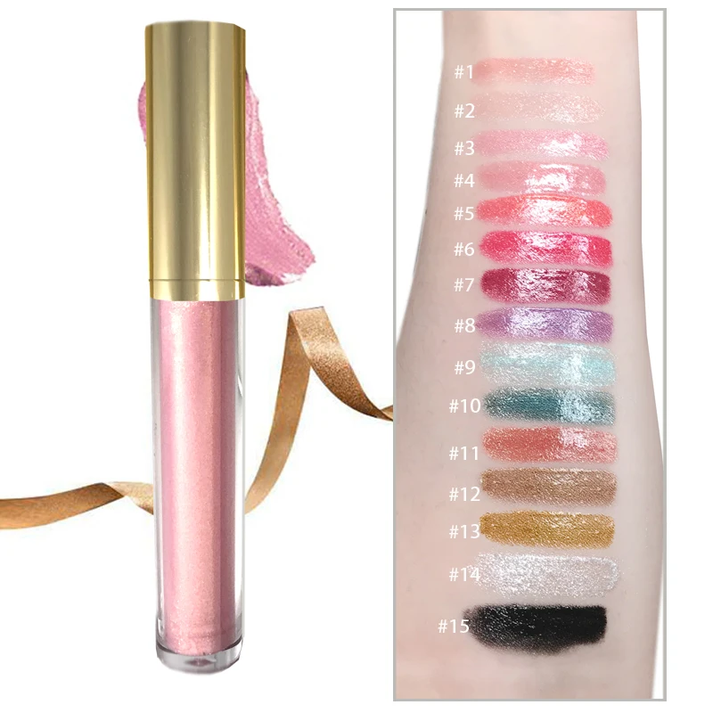 Free Sample Wholesale Lipgloss Set Private Label Matte Lipstick Wholesale Waterproof Oem Makeup Custom Vegan Lip Gloss