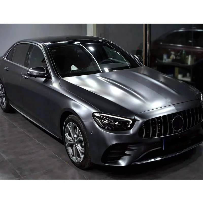 Electro-optics color changing vinyl roll satin metal deep gray car wrap