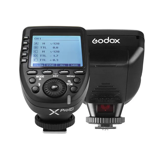 Godox Xpro-C E-TTL II Flash Transmitter 2.4G Wireless X System for Godox Outdoor and Studio Flashes