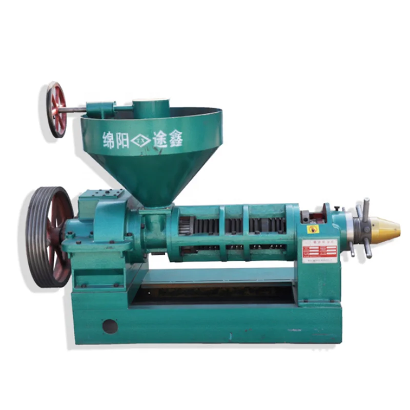 Top Quality 2023 Cold Press Coconut Manual Essential Oil Extractor Cylindrical Helical Gear Drive Expeller
