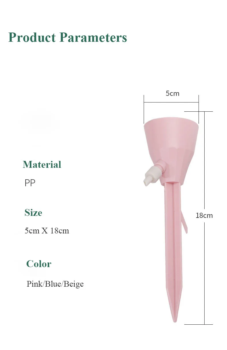 New Design Plastic Automatic Watering Spike Garden Irrigation Dripper DIY Plant Watering Spike