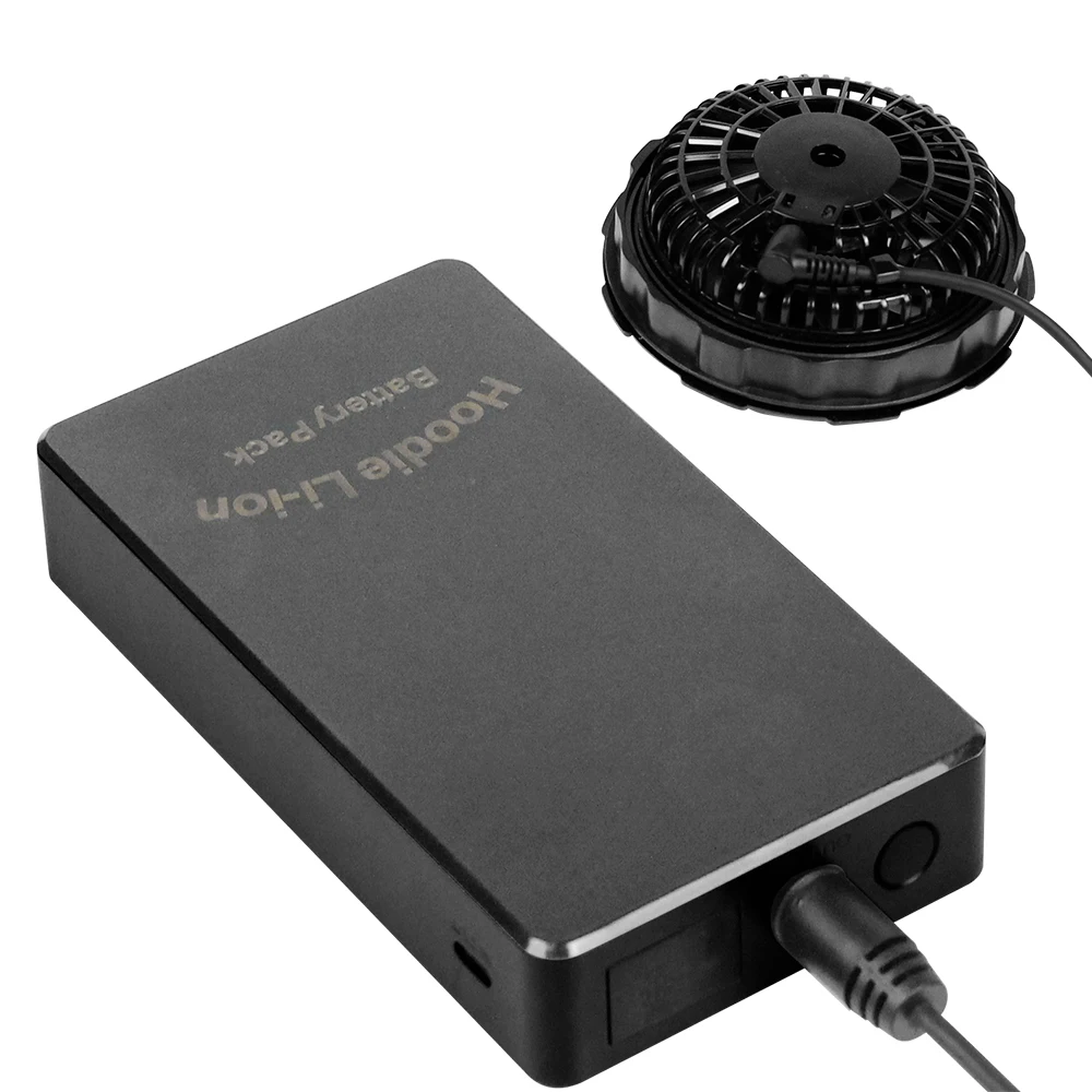 
Custom Rechargeable 7V 11V 15V Strong Wind 16000mAh Battery For Cooling Uniforms 