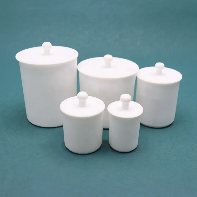30ml- 10000ml Professional Chemical Lab PTFE Measuring Beaker PTFE Beaker With Lid Cover