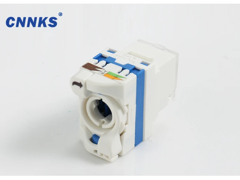 Вращающийся модуль Keystone Jack RJ45 CAT6 UTP без инструментов