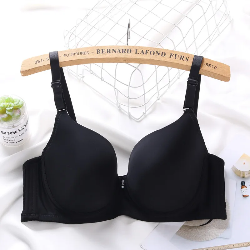 SFYW35 plus Size Bra Thin Seamless smooth Adjustable Straps for Fat Women Bra Lingerie Sexy Push-up Bra