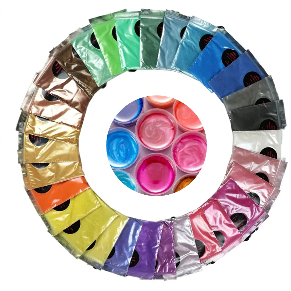 Color Pearl Mica Powder Luster Epoxy Resin Color Pigment